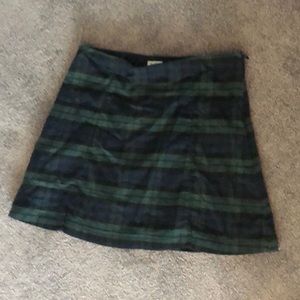 brandy melville plaid mini skirt